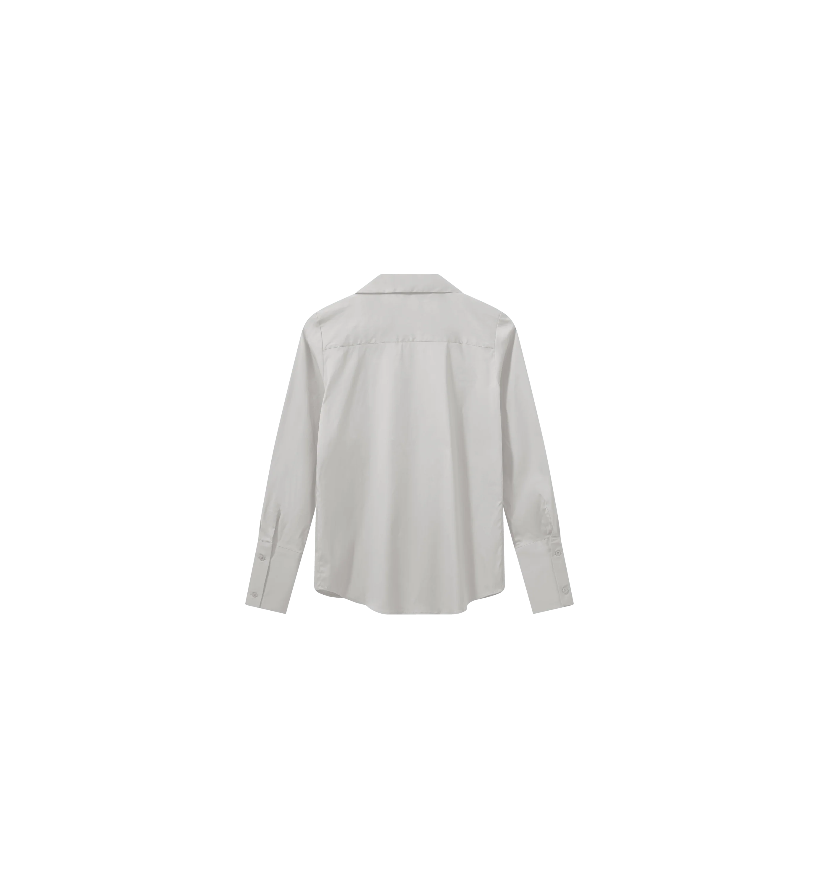 Mos Mosh Sybel white cotton shirt flat lay back 