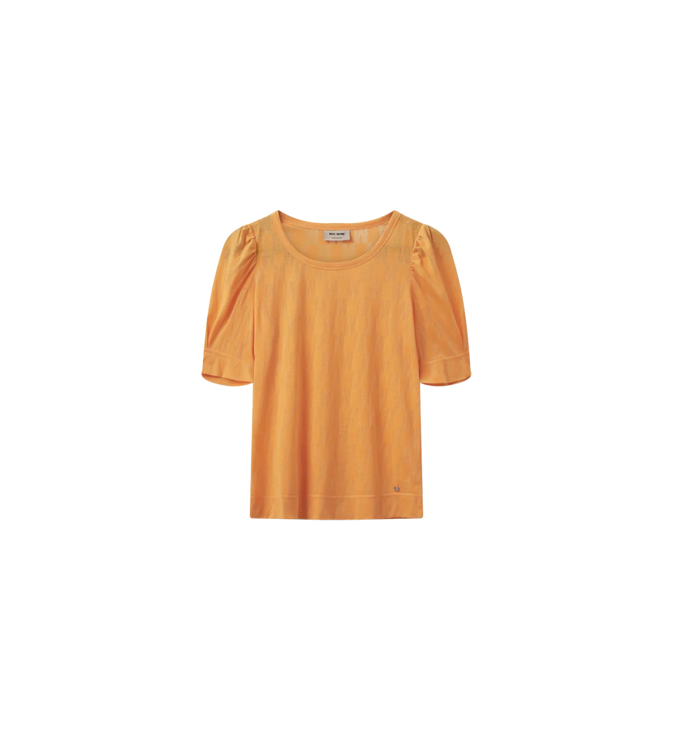 Mos Mosh Chrissie Burnout Orange T-shirt