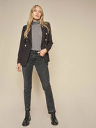 Mosmosh Ashley Perla Black Slim Leg Jeans