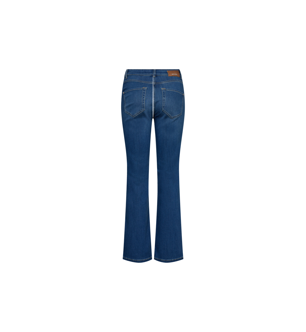 Mosmosh Ashley Deluxe Flare-Fit Jeans From The Back