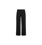 Mosh Mosh Chic black jeans with high waist and wide leg cut from back 