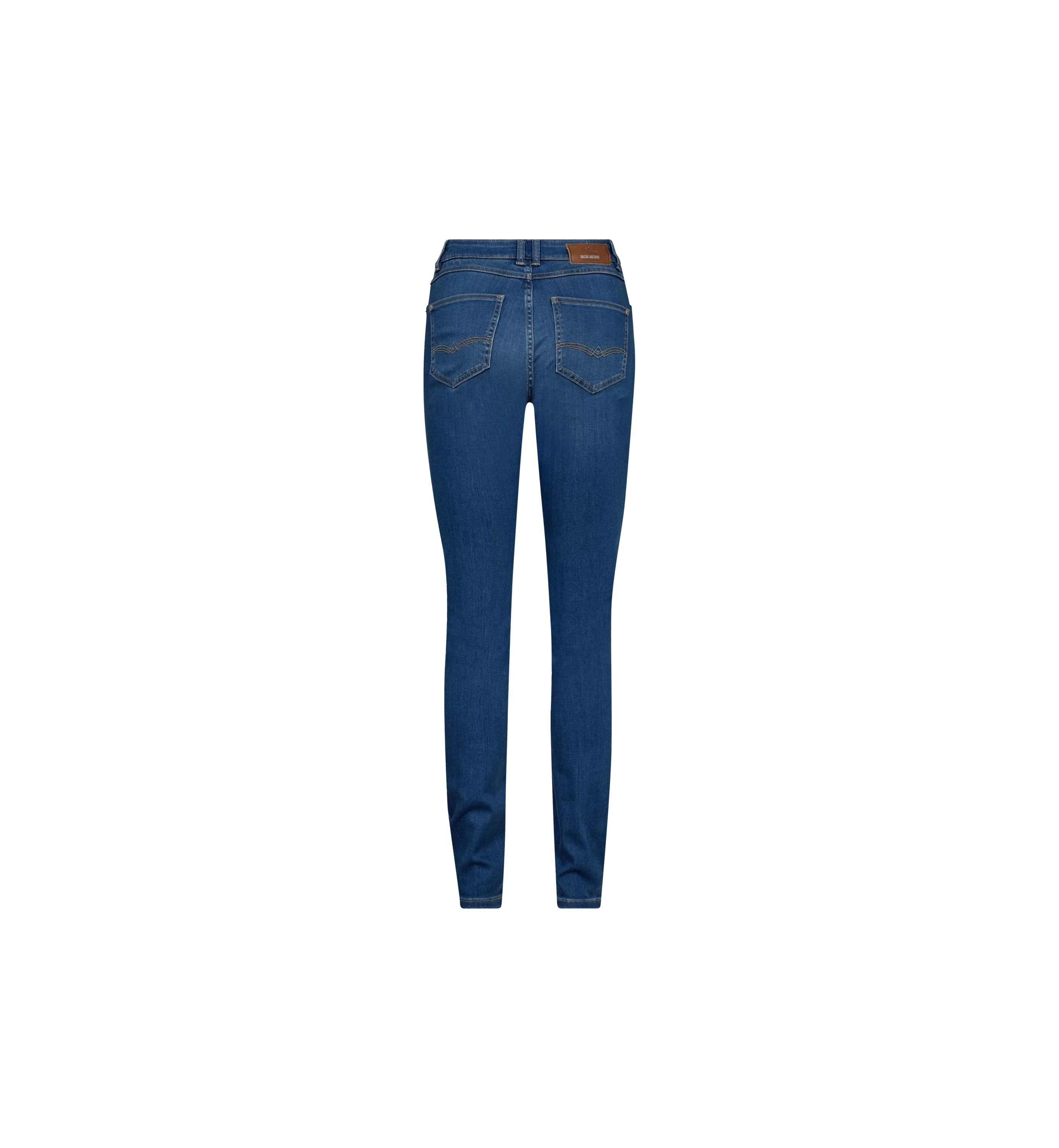 Mosmosh Vice Deluxe High Waist Blue Jeans From The Back