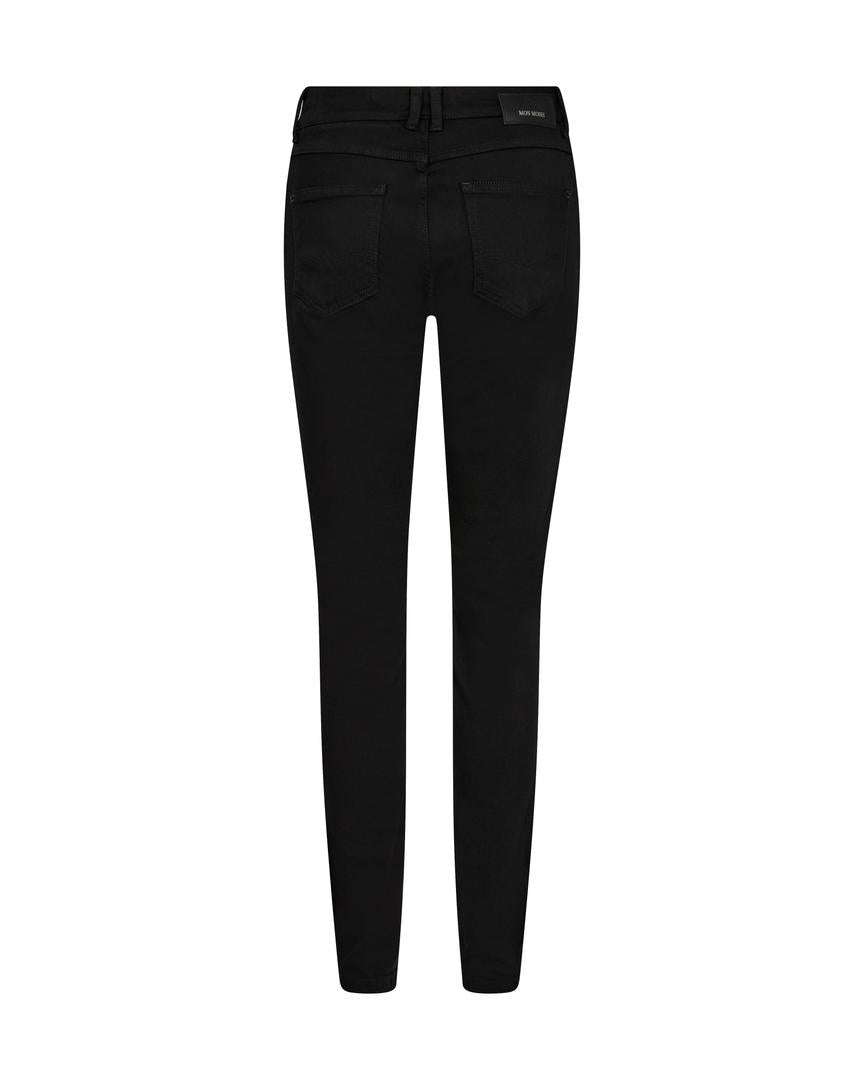 Mosmosh Vice Deluxe Slim Leg Black Jeans From The Back