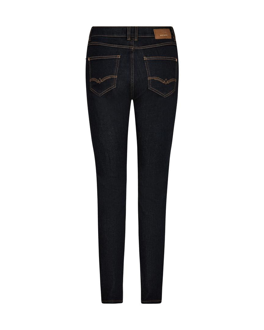 Mosmosh Vice Deluxe Slim Leg Dark Blue Jeans From The Back