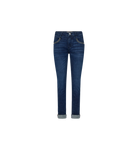 Mosmosh Naomi Cadillac Slim Leg Jeans In Dark Blue 