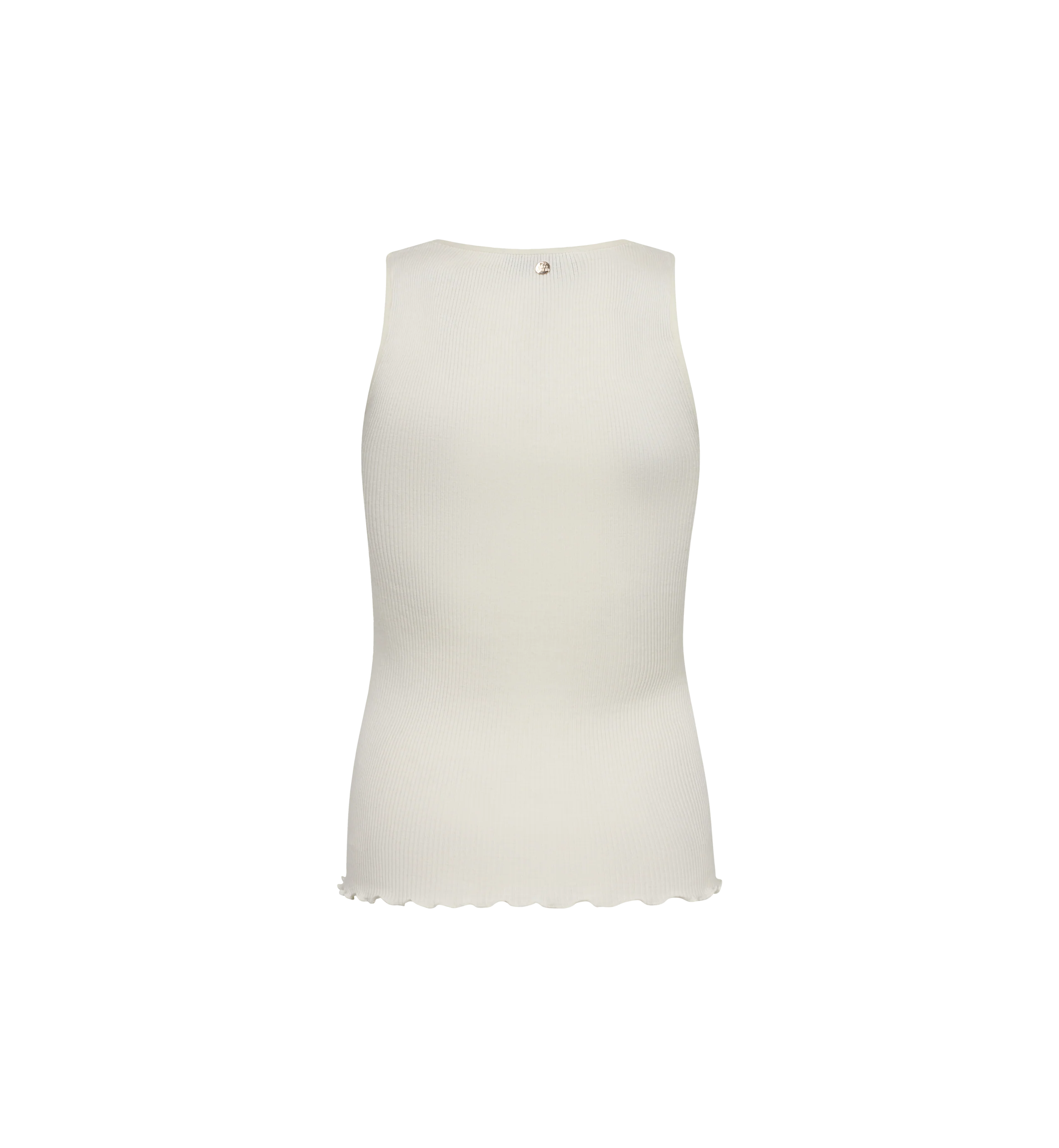 Back view of Mos Mosh Elaine seamless beige tank top