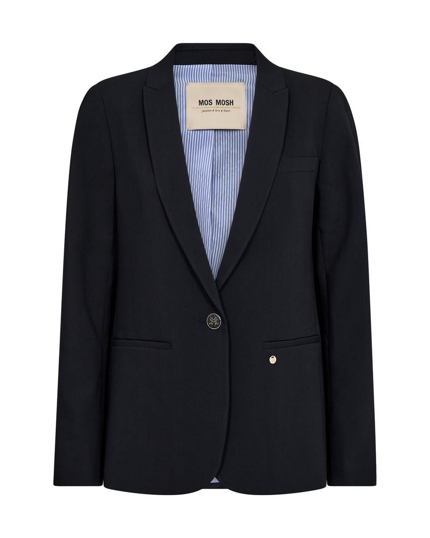 Mos Mosh Anine Navy Single Breasted Blazer