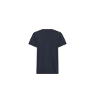Mos Mosh Dala navy V-neck basic T-shirt back view