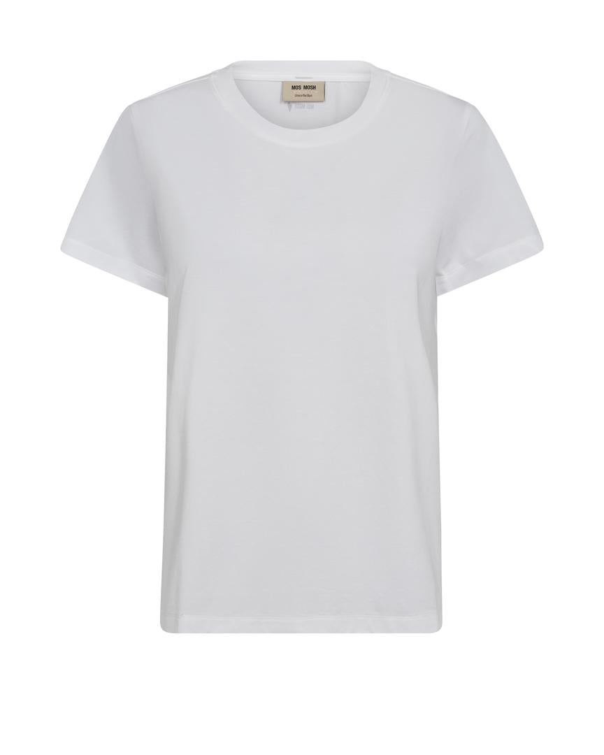 Mosmosh Dala White Crew Neck T-Shirt