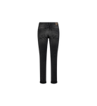 Back view of Mos Mosh Naomi Perla grey skinny jeans, flat lay on white background.