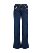 Mos Mosh dark blue flared high-waisted women’s jeans