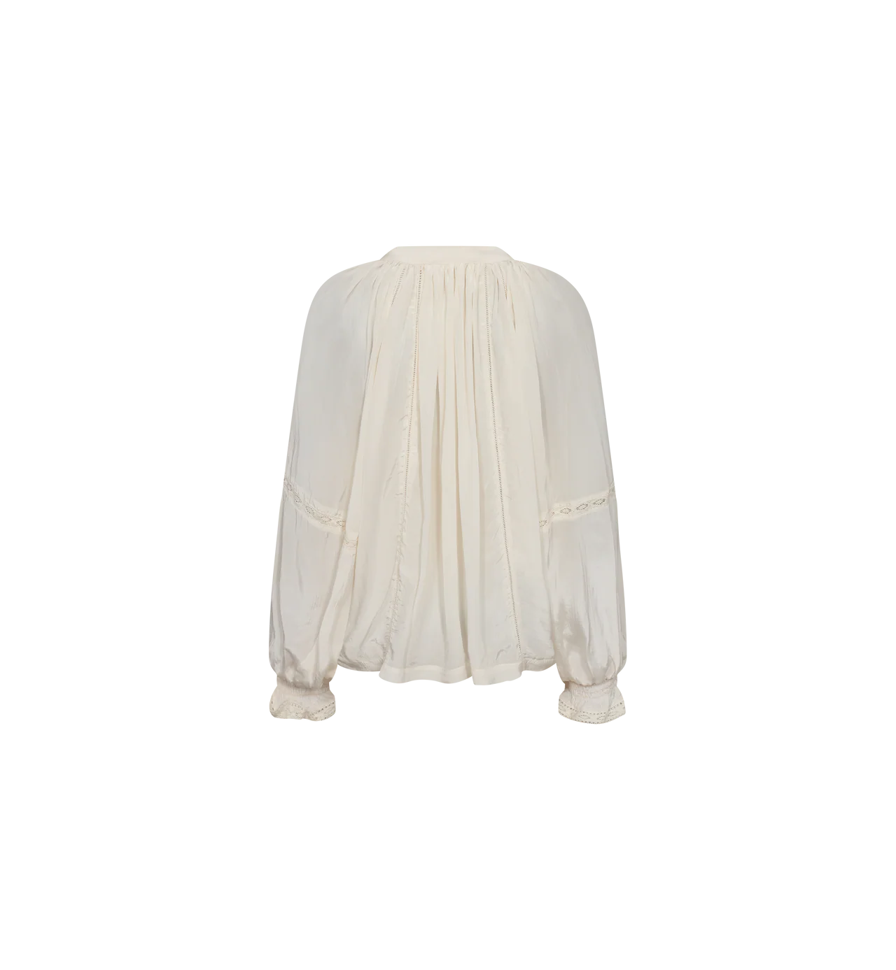 Back view of Mosh Mosh Vuela blouse in lightweight viscose fabric