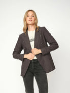 Mos Mosh Babeth Svala double breasted blazer in elongated tailored fit