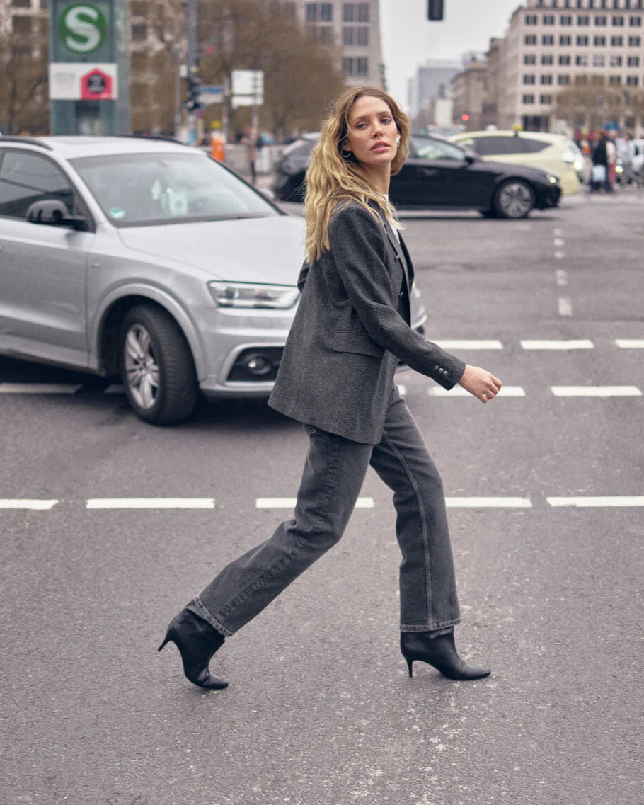 Mos Mosh Babeth Svala blazer styled with coordinating trousers
