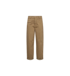 MOS MOSH Aymen Len Petrified Oak trousers product front view