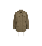 Mos Mosh Tinsley Fredric khaki utility jacket front view with chest pockets