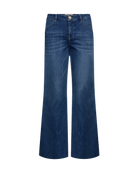 Mos Mosh Dara Jenny wide leg jeans high waisted dark blue denim