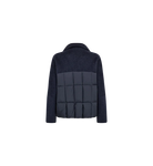 MOS MOSH Harriet Loisa navy quilted bomber jacket back product image