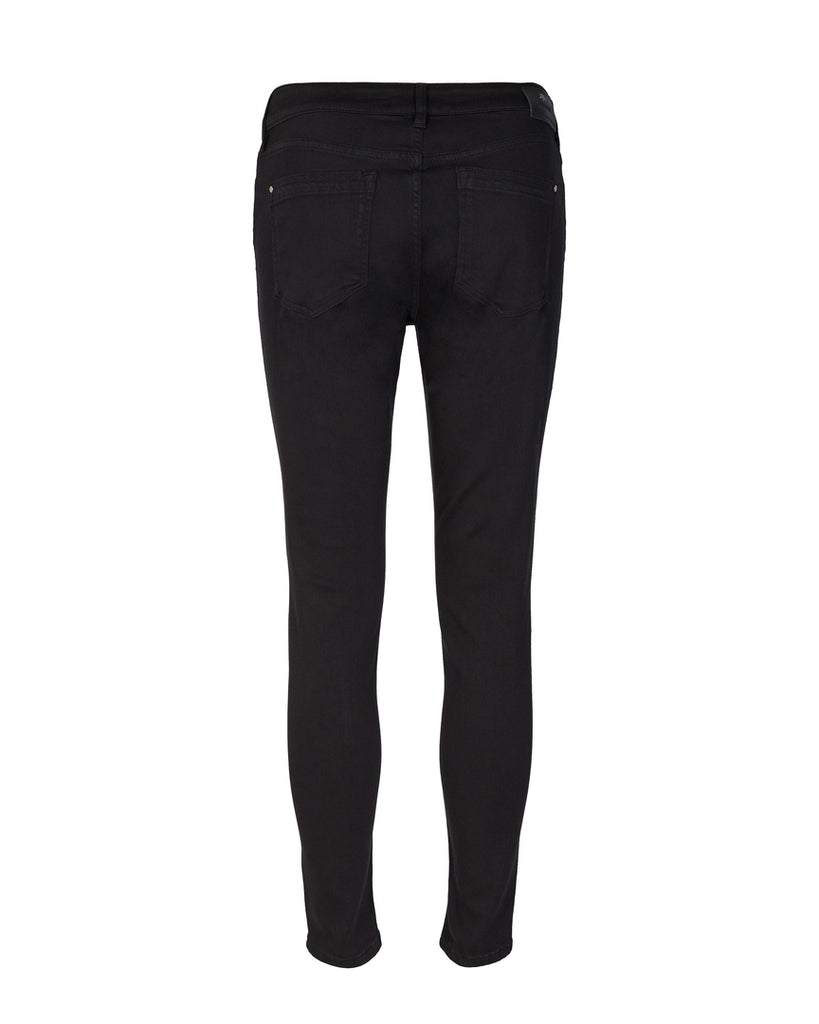Mosmosh Alli Core Black High Waisted Skinny Jeans From The Back