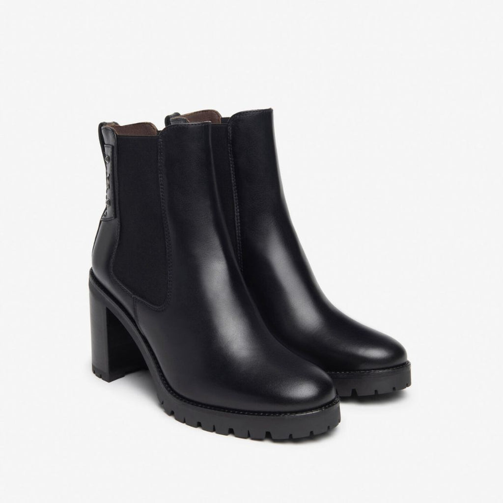 Nero Giardini Black Chelsea Style High Heeled Boots