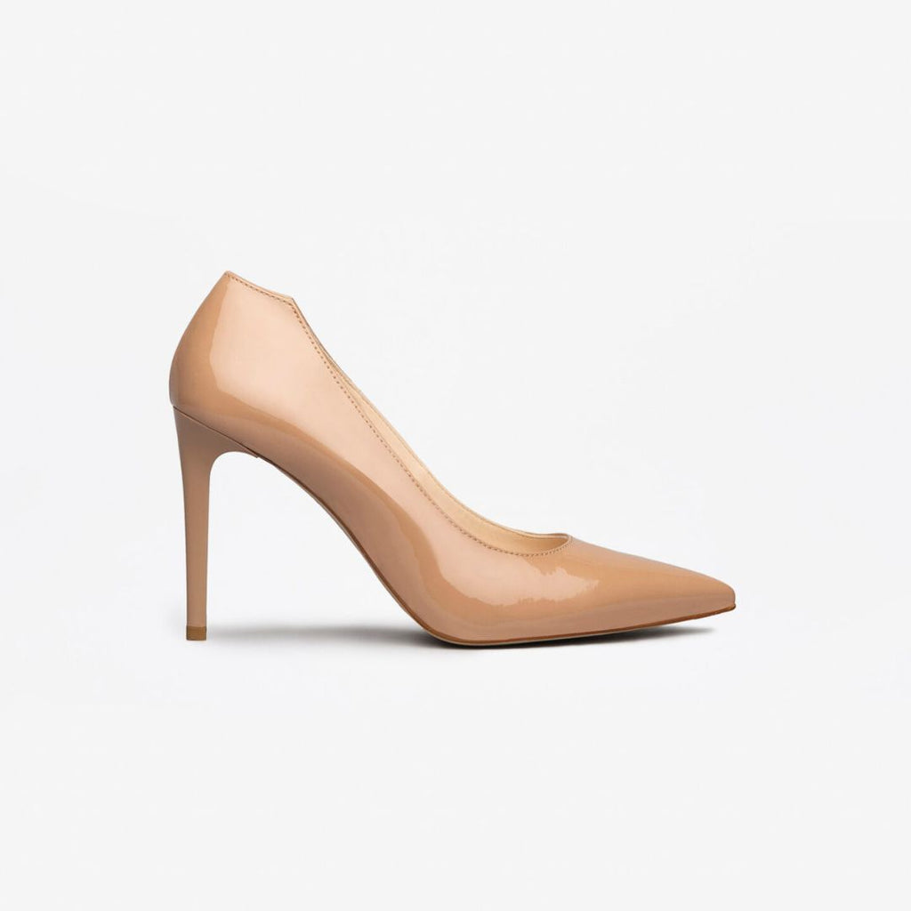 Nero Giardini Nude Leather Court Shoes