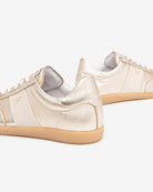 Nero Giardini Leather Sporty Retro Trainer - Gold