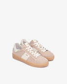 Nero Giardini Beige Suede Lace-up Sporty Fashion Trainers