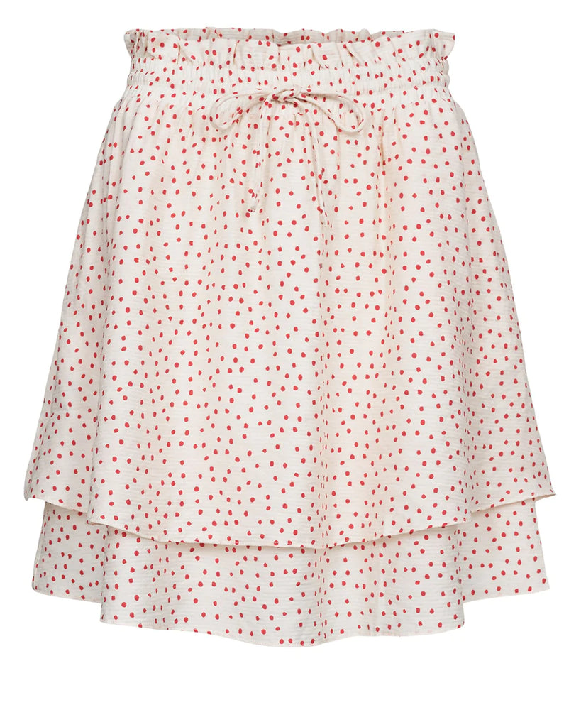 Numph Nudani Short Polka Dot Layer Skirt