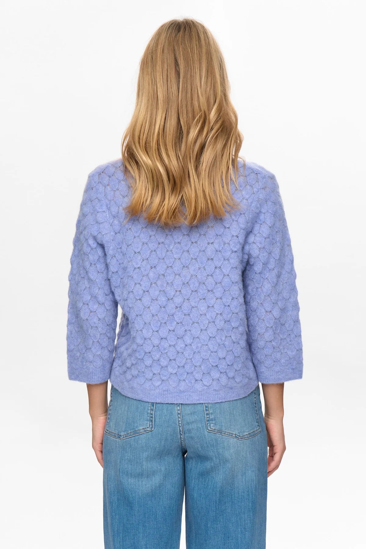 Numph Nuriette jumper blue back view