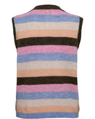 Numph Nuriette striped knit vest top flat lay back