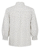 Numph Nufenja floral cotton shirt rear flat lay
