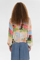 Numph Nushailyn printed shirt back view
