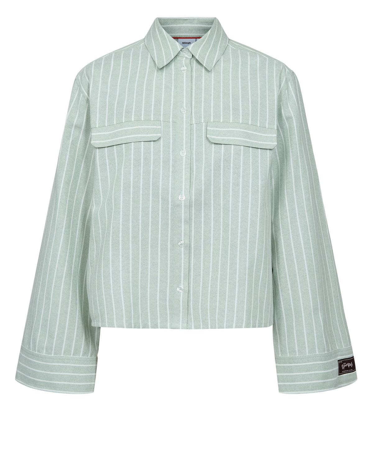 Numph Nukelsey stripe print pocket shirt product image