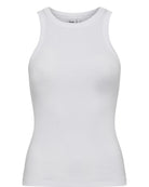 Numph ribbed vest top close fit detail