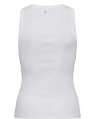Numph white basic vest top product image From back 