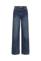 Nümph NuParis dark blue wide leg jeans product back view
