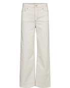 Numph off white flared jeans full length product image