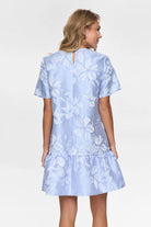 Numph Nuvilmi mini dress back view flared hem