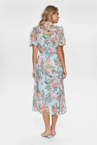 Numph Nukellie belted shirt dress back view