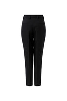 Oui black slim leg tailored trousers – product back view