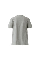 Oui River Stone grey T-shirt – product-only back view