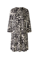 Oui Abstract Print Loose Fitting Dress