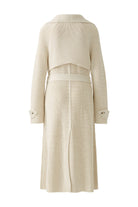 Oui Knitted Long Trench Style Coatigan - back