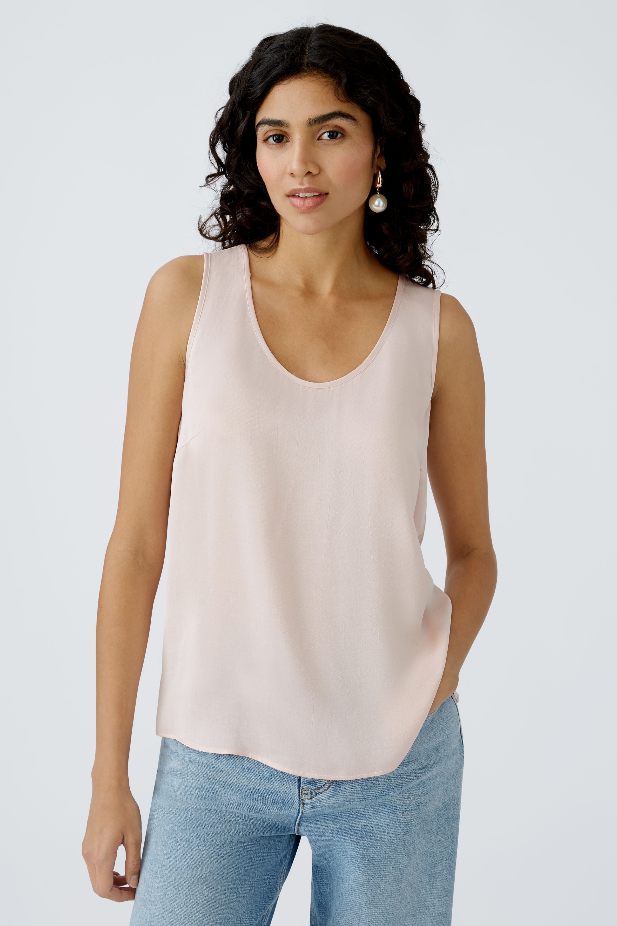 Oui Peach Sleeveless Tank Top