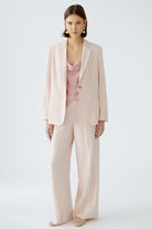 Oui Peach Whip Straight Leg Suit 