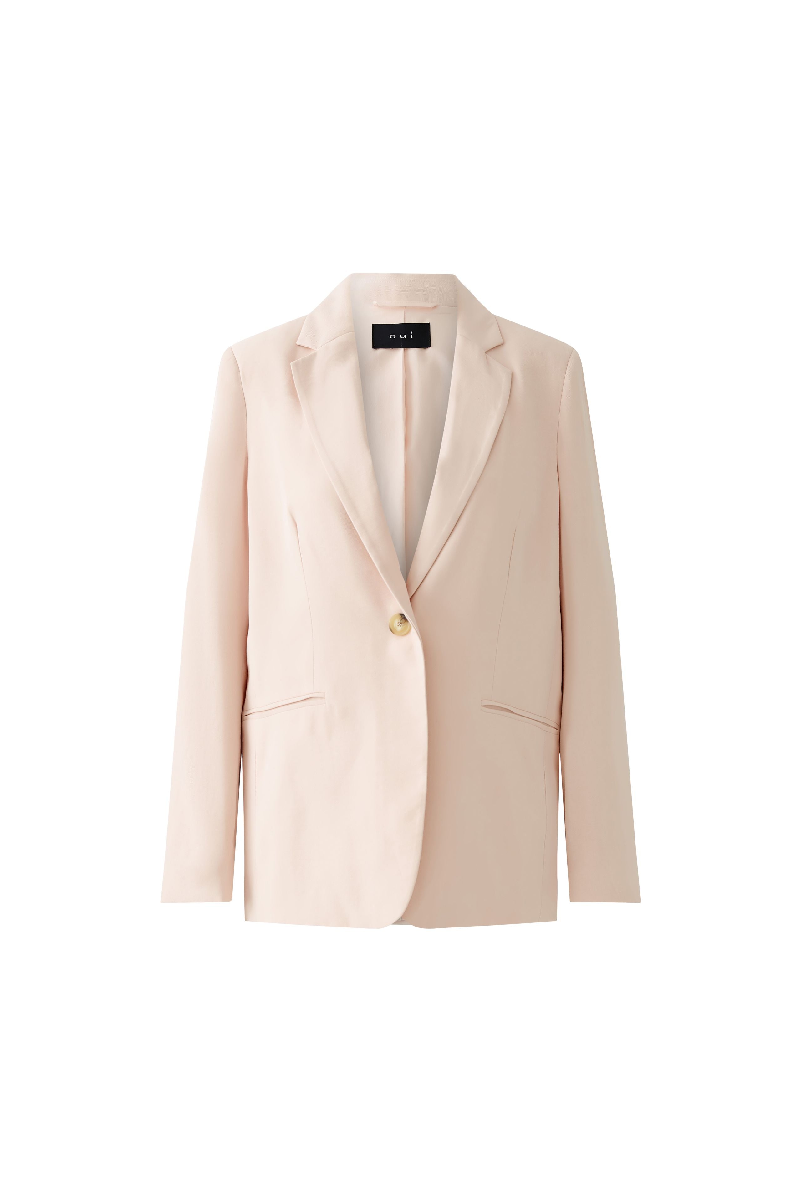 Oui Light Pink Boyfreind Blazer