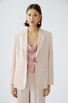 Oui Casual Cut Blazer in Pink 