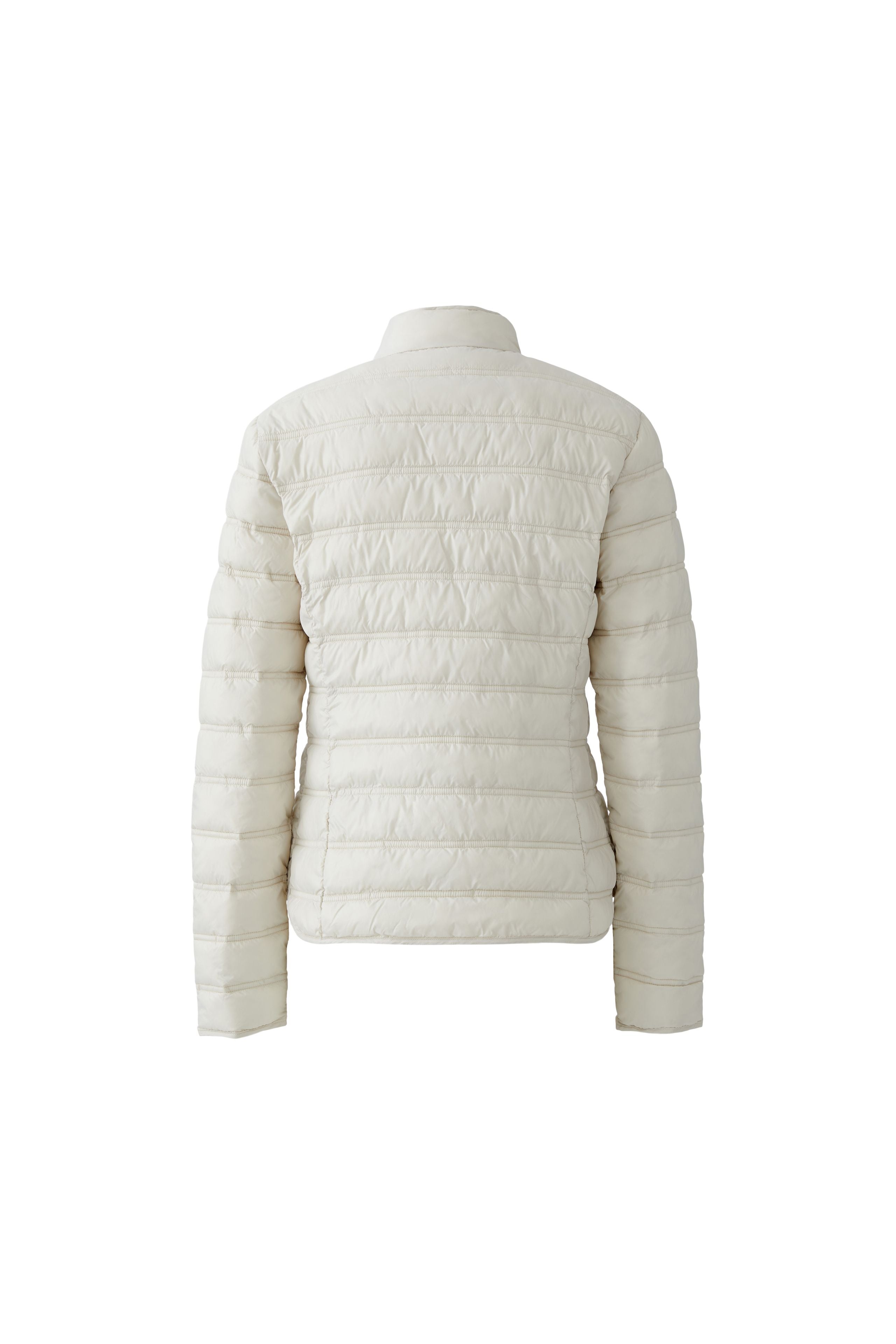 Women’s stylish everyday cream puffer jacket by Oui - Back