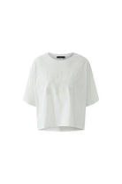 Oui Bloom Bright White relaxed fit T-shirt front view