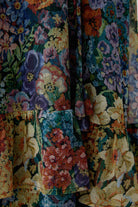 Oui multicolour Gobelin maxi dress – floral print and pocket detail